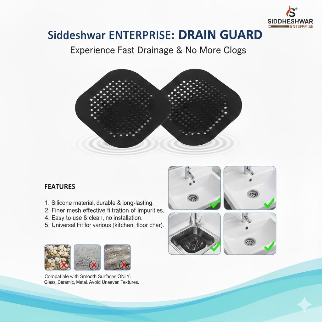 Drain Guard Suction With Cup (Pack of 2)